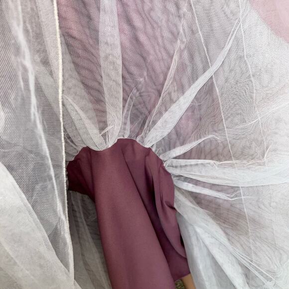 TLC Say Yes To The Prom Womens Juniors Embellished Open Back Evening Dress SZ 7 - Picture 9 of 12